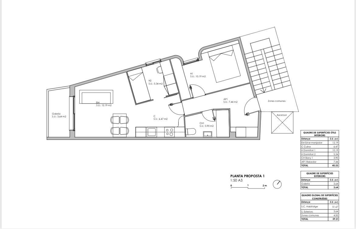 Piso – Barcelona 55.00 m2 photo9
