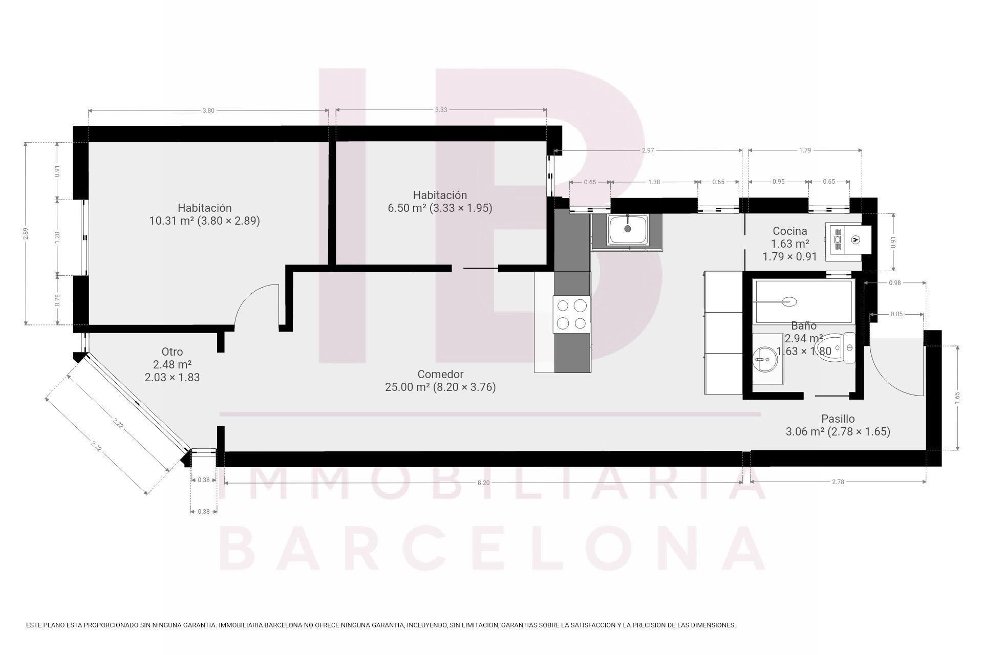 Piso – Barcelona 57.00 m2 photo37
