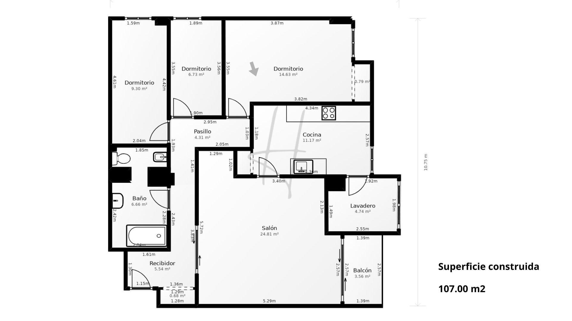 Pis – Barcelona 107.00 m2 photo35
