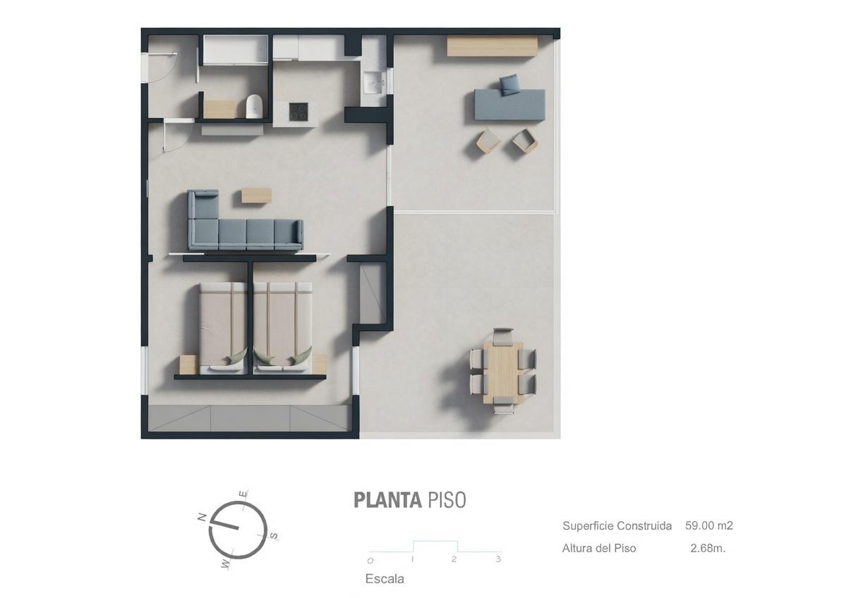 Piso – Cornellà de Llobregat 59.00 m2 photo34